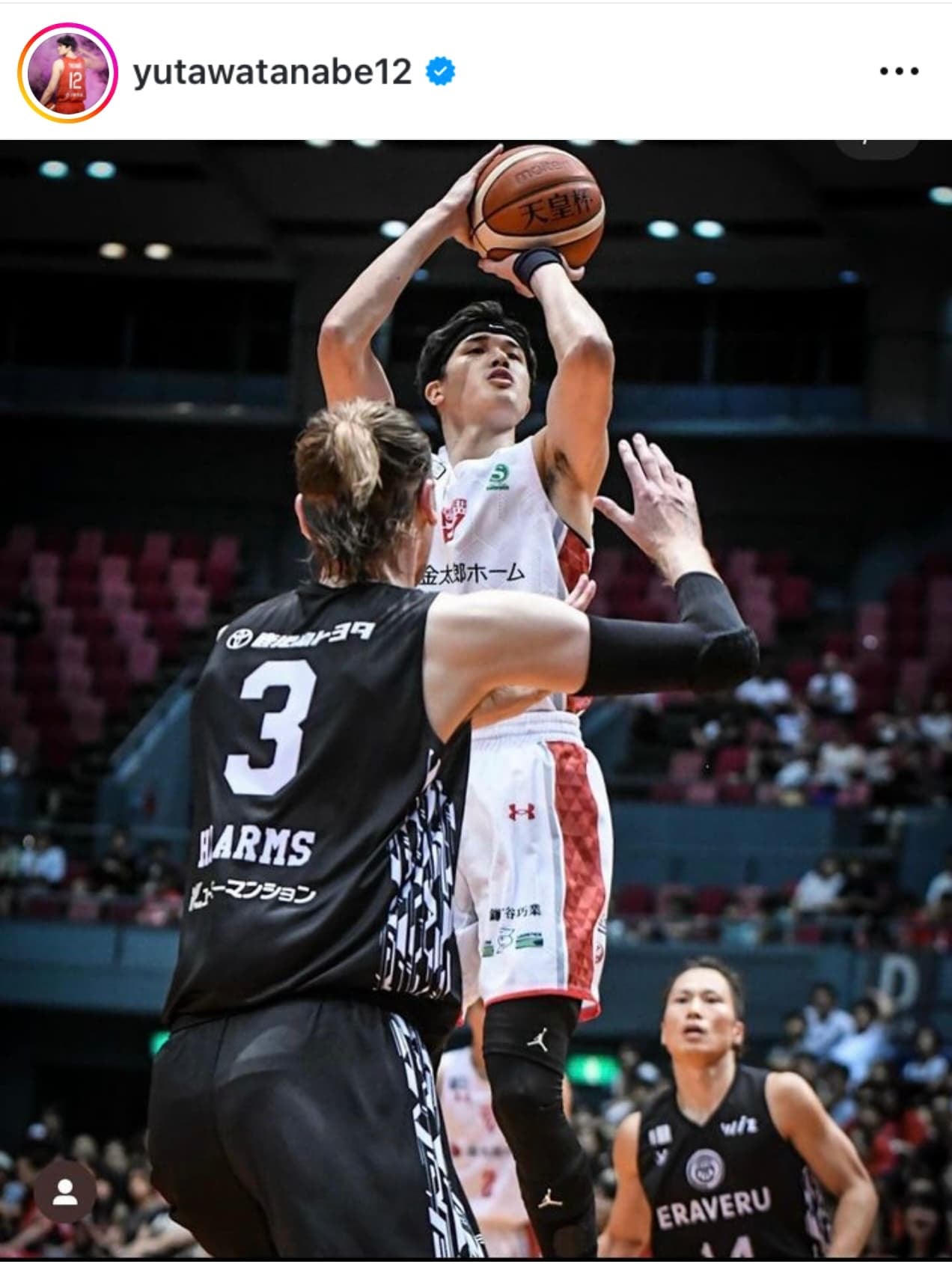 渡邊雄太「Bリーガーとして」新天地で初勝利飾る