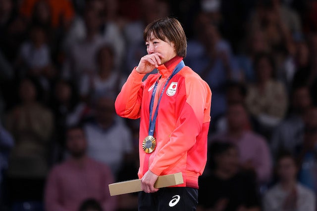 柔道・角田夏実が涙の金メダル獲得！君が代が流れ号泣する姿に「めちゃめちゃ感動」