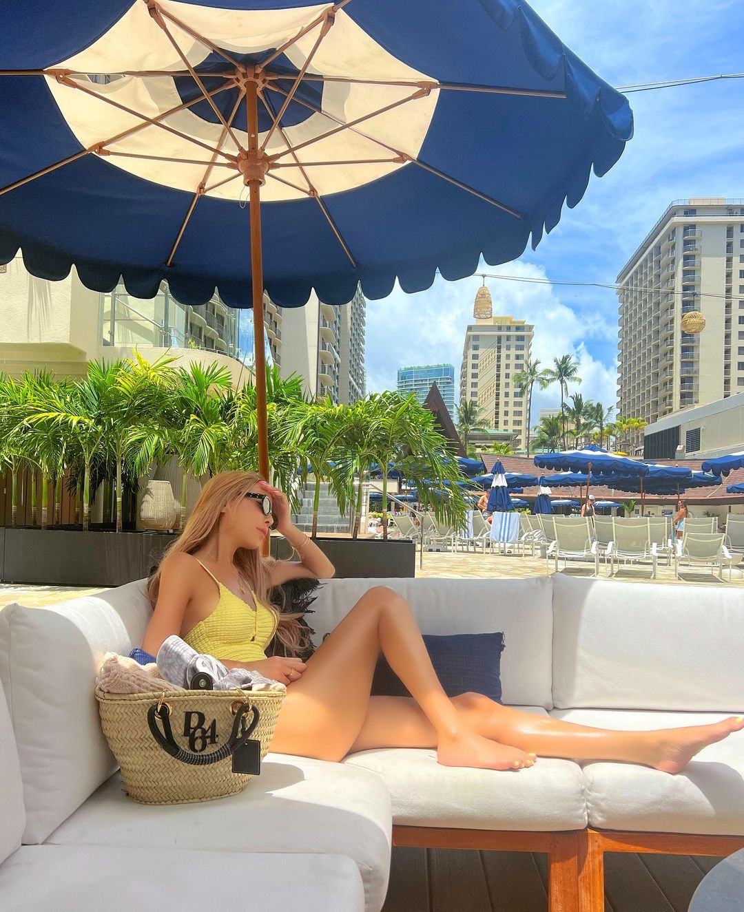 GENKING. ワイキキビーチを堪能「可愛すぎる」と話題に