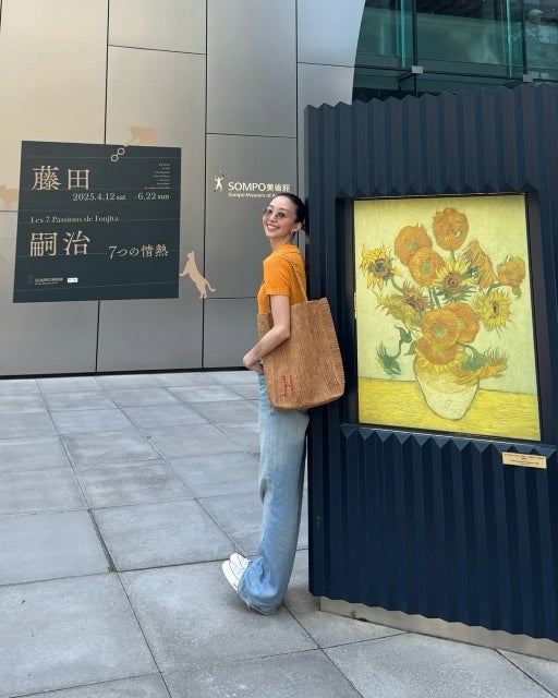 松島花、藤田嗣治とゴッホに魅せられた週末。芸術の情熱にふれるSOMPO美術館で心の充電