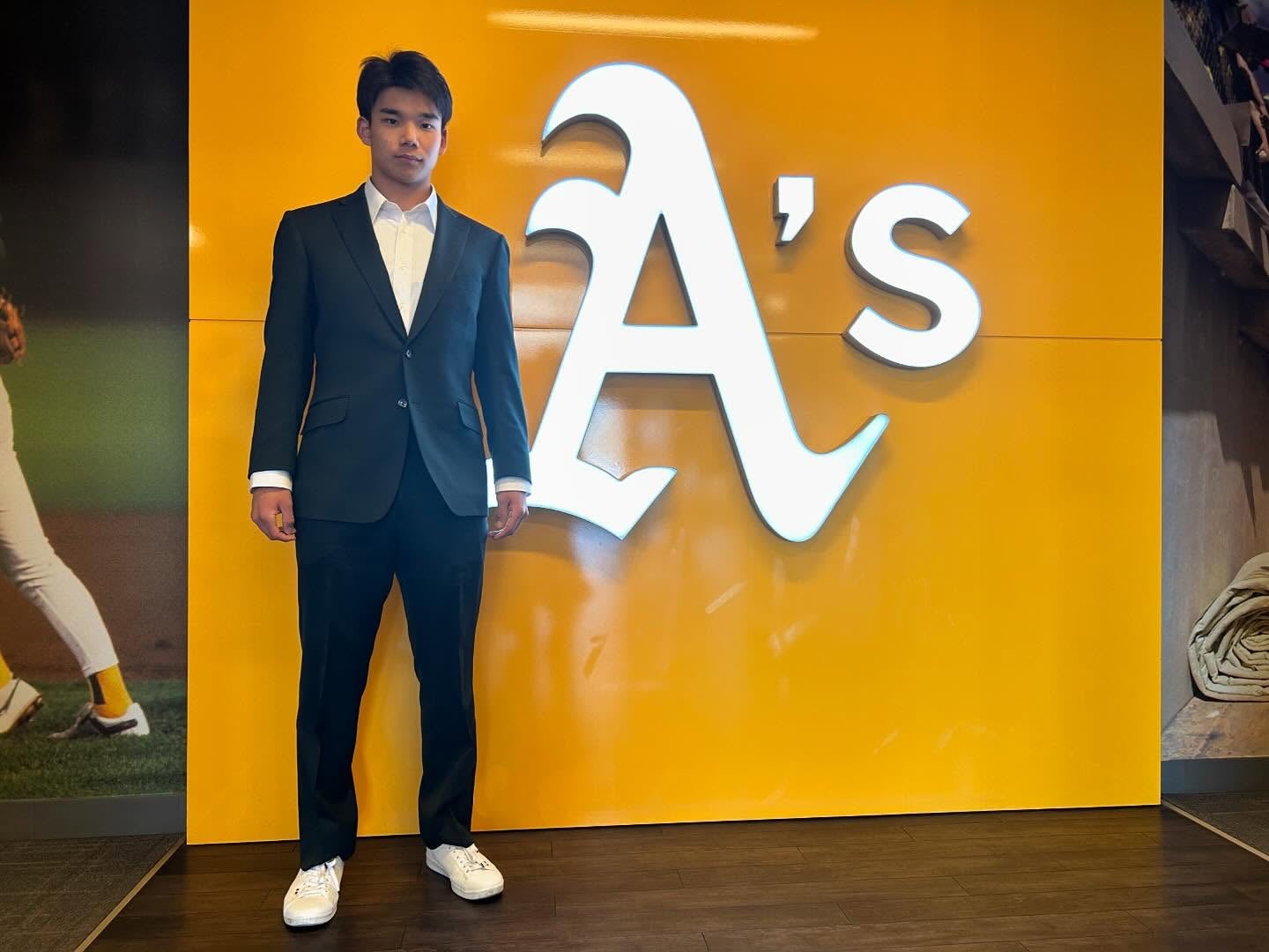 アスレチックスとマイナー契約の森井翔太郎がインスタ開設　二刀流としての成功目指す‼