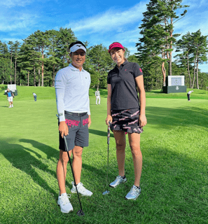 狩野舞子がゴルフに参戦🏌️‍♀️「綺麗ですね😍」