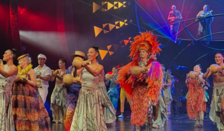 吉川ひなの、ハワイで「シルク・ドゥ・ソレイユ」に感動！家族で大興奮のひとときを報告