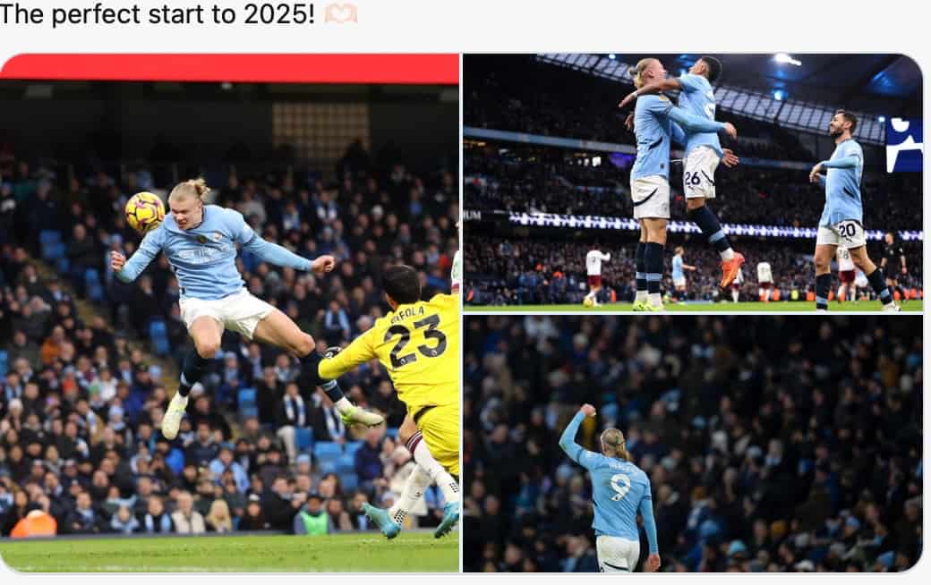 ハーランド、「2025年の完璧なスタート」とウェストハム戦を振り返る