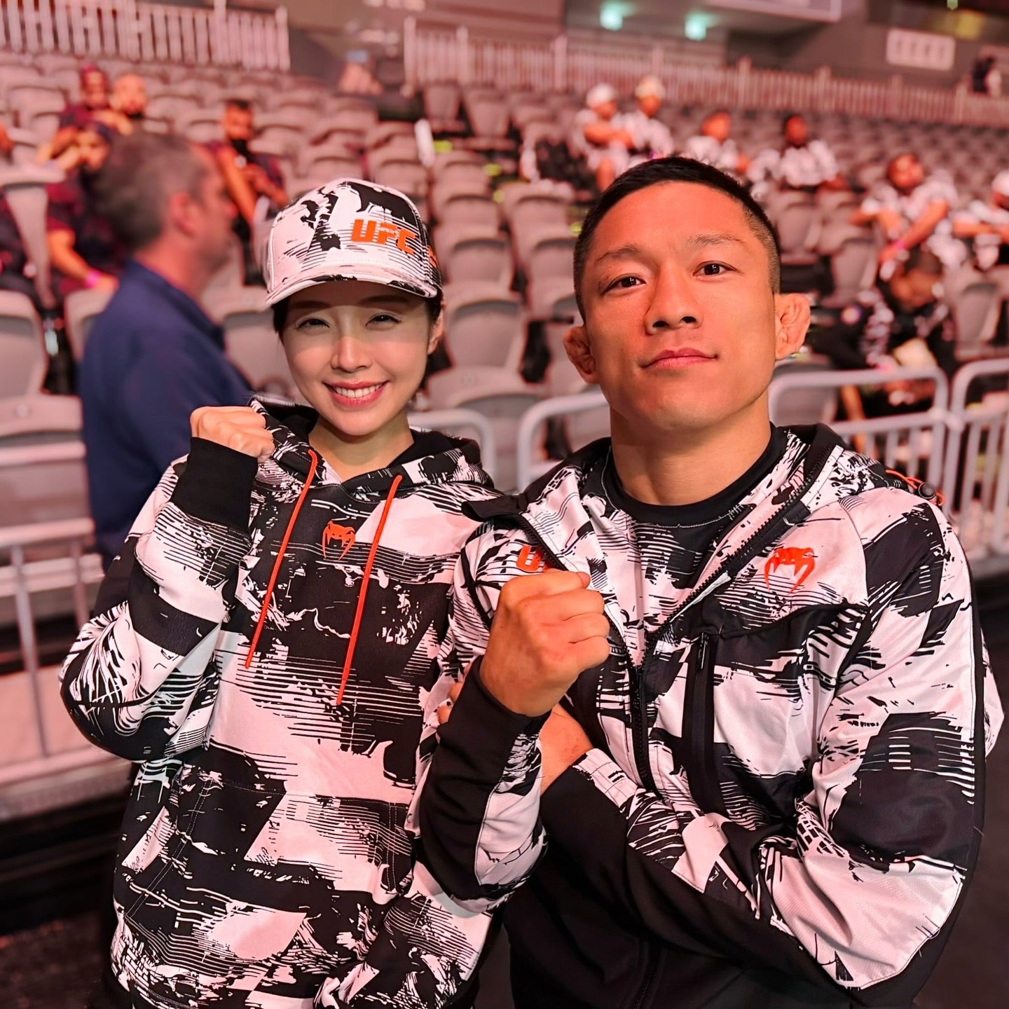“夫婦の絆が眩しい” 堀口恭司と川村那月、UFC会場で並んだ1枚が大反響