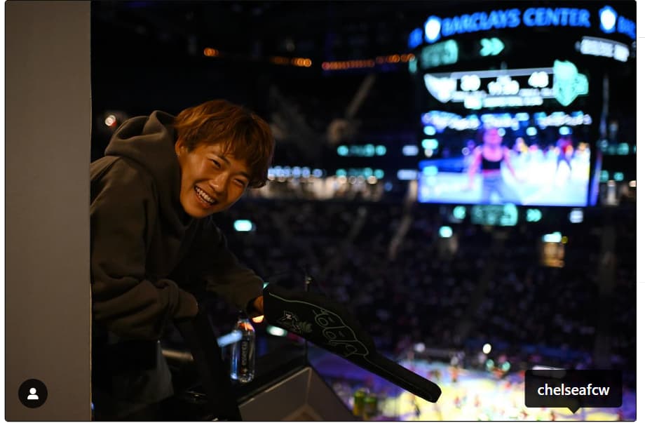 なでしこ・浜野まいかがバスケ観戦、満面の笑みを公開！