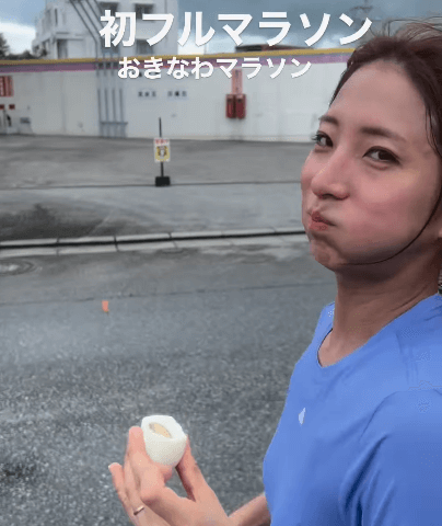美女ランナー・風花、初フルマラソン完走！キュートな”ゆで卵モグモグ・ランムービー”にファン感動「リスペクトやわ」