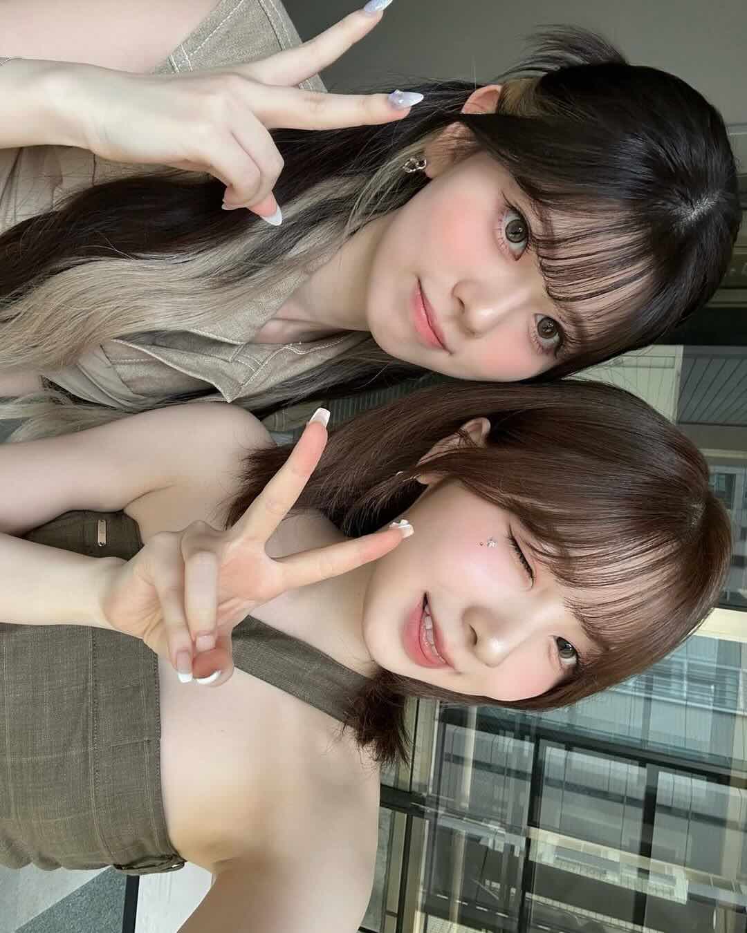 NiziU ミイヒがリクとのお茶目なツーショットを披露