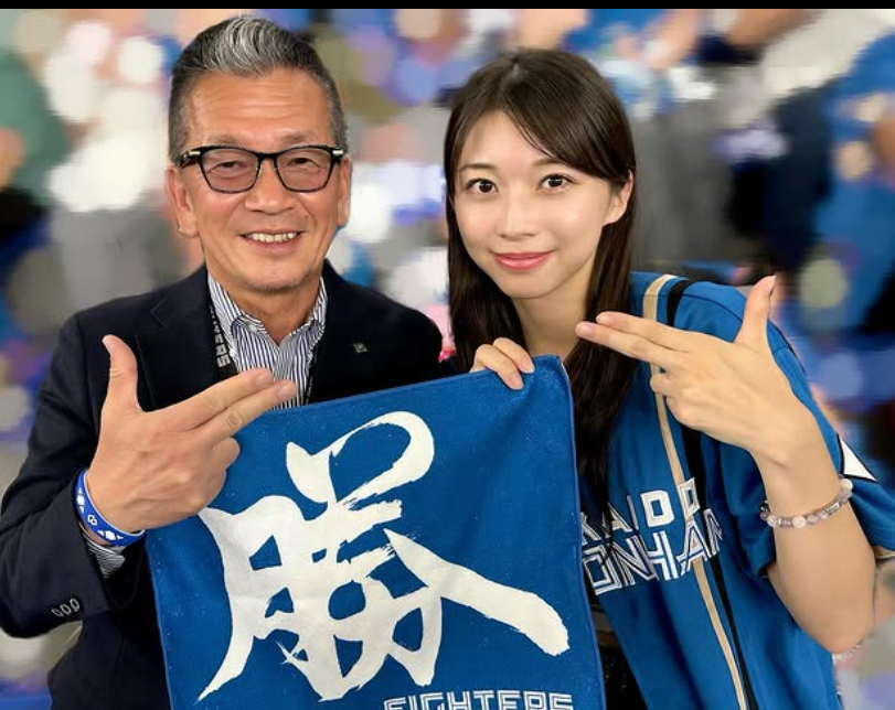 モー娘。牧野真莉愛、日ハム観戦で“りゅうちゃん”に手振り返され感激ショット