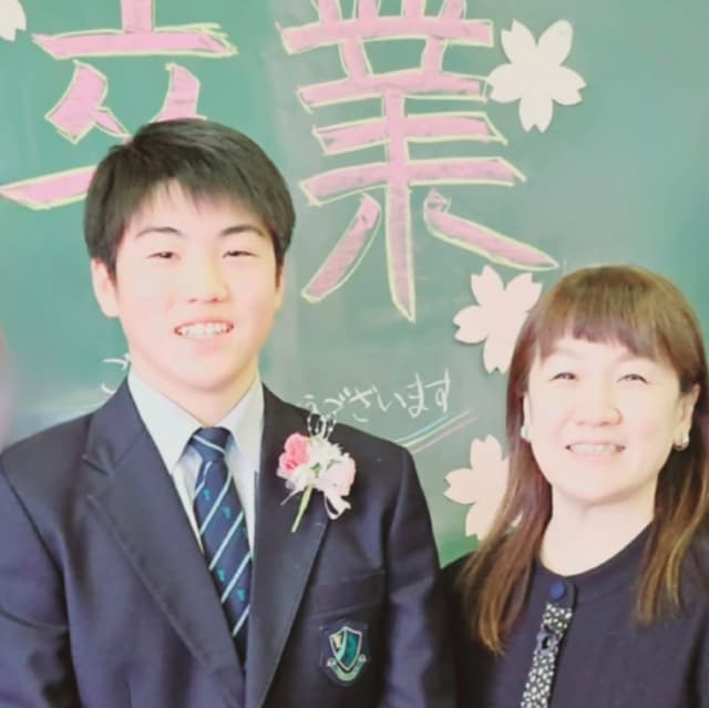 「卒業おめでとう」谷亮子が次男の中学卒業を報告