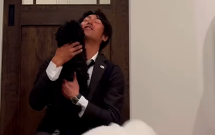 「ただいま！」立岡宗一郎、愛犬との癒し動画にファンほっこり