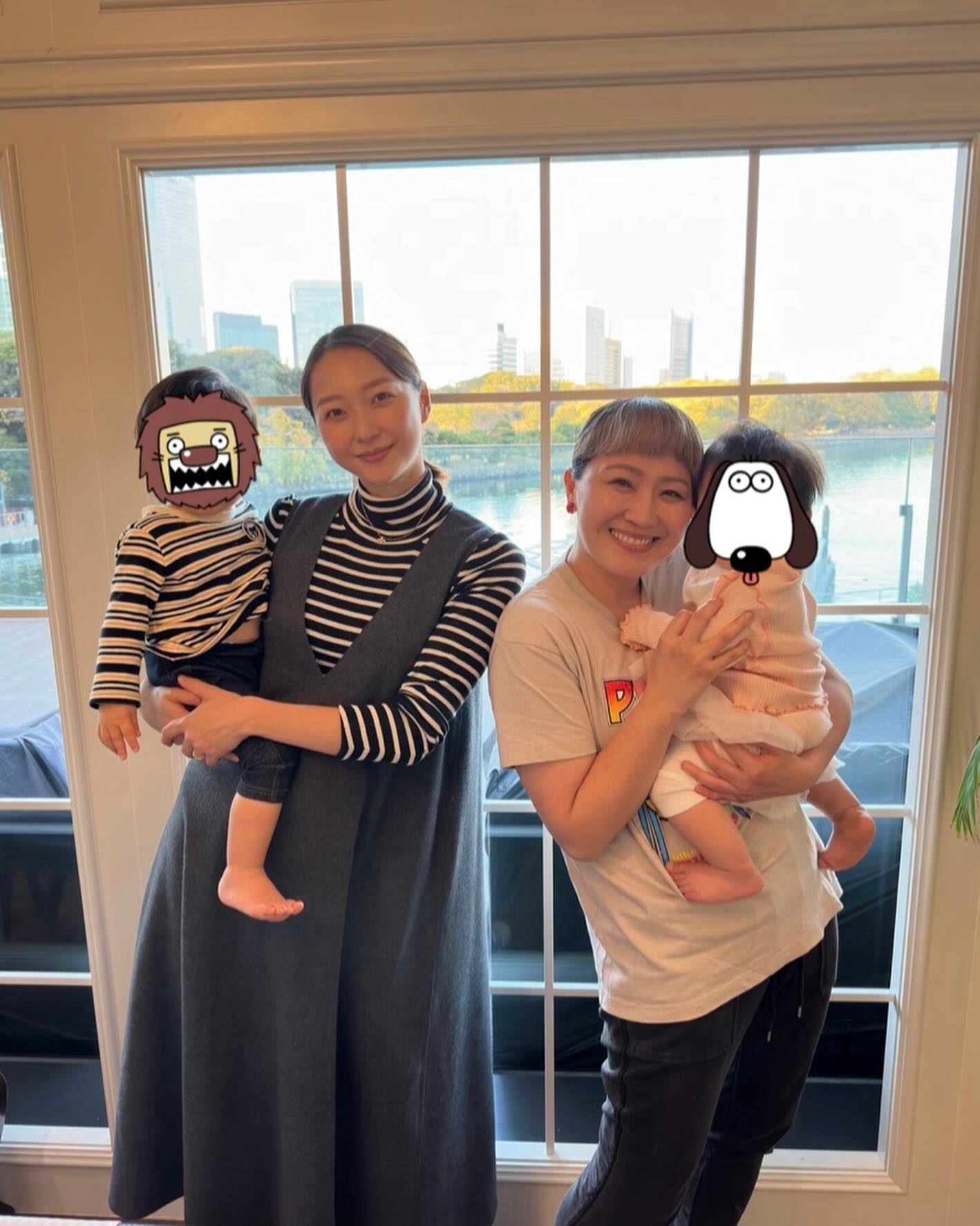 丸山桂里奈がママ友と優雅な休日をエンジョイ😍☘