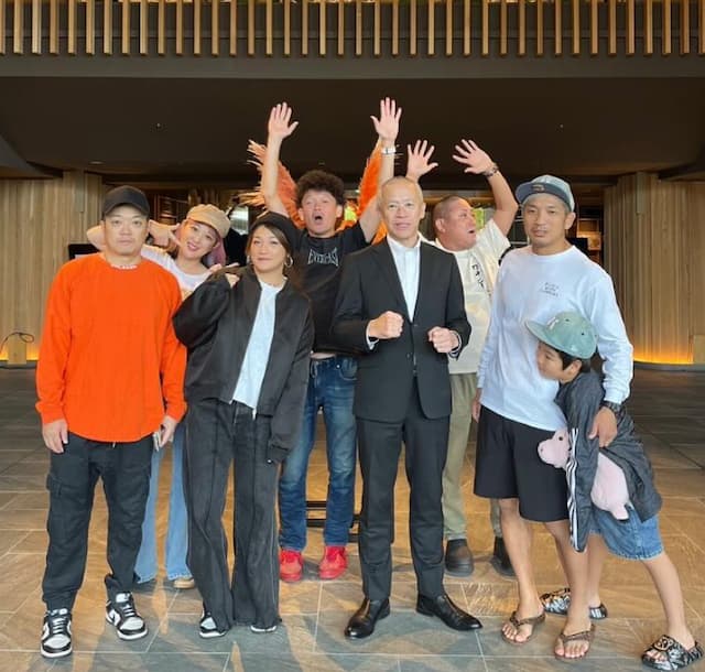 女子シュートボクサー・RENA　所英男さん家族と箱根旅行