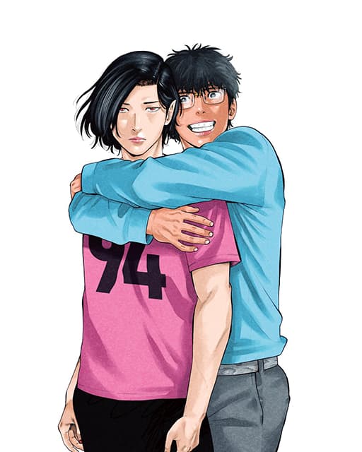 漫画家・奥嶋ひろまさ先生、ババンババンバンバンパイアの『あの二人』の”ハグ”イラストを思わぬ裏話と共に公開！