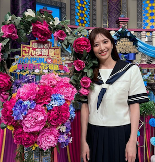 日テレ退社の元人気女子アナ 美しいセーラー服姿披露 夫は超人気アイドル
