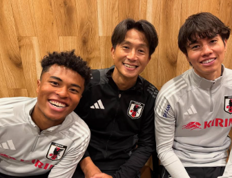 福西崇史、現役日本代表選手と共に子どもたちと交流「こういう機会がたくさんあるといいね」