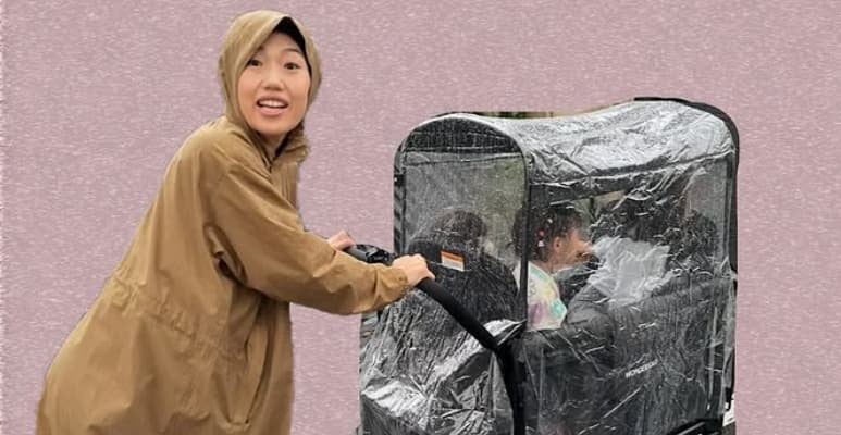 「佐川さんに間違えられるのよー！」横澤夏子が雨の日のスタイルを公開！