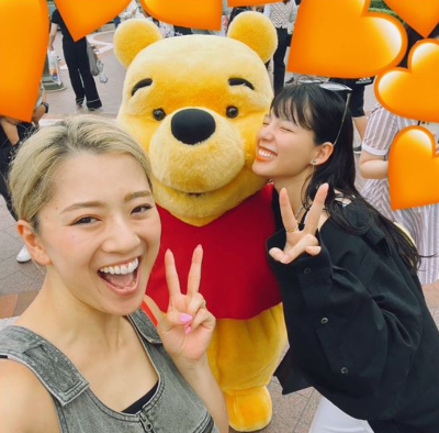 「ゆずあん最高！」元E-girlsメンバーが夢の国でのオフショットを披露