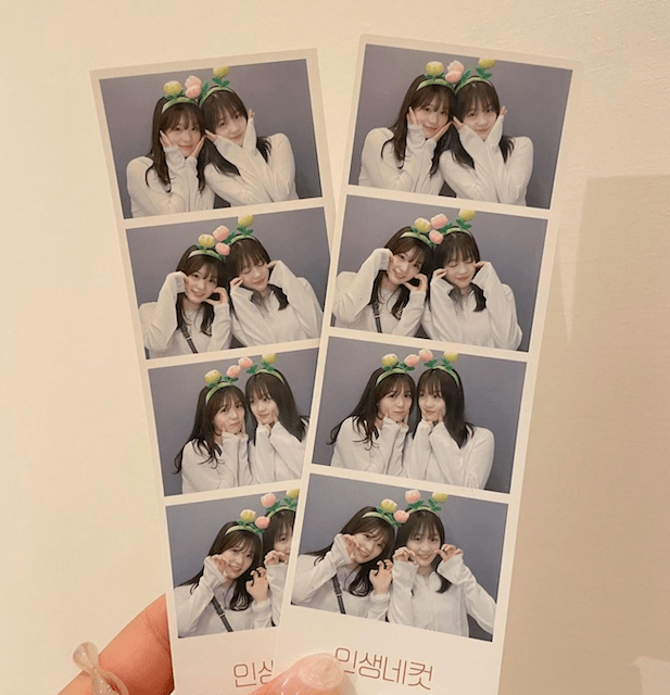 仲良し姉妹みことね 韓国プリクラを公開