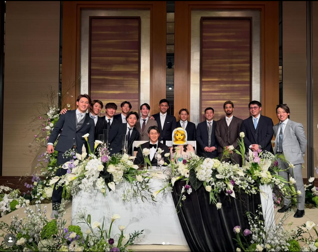 オリックス勢がずらり集結　麦谷祐介、紅林弘太郎の結婚式出席を報告
