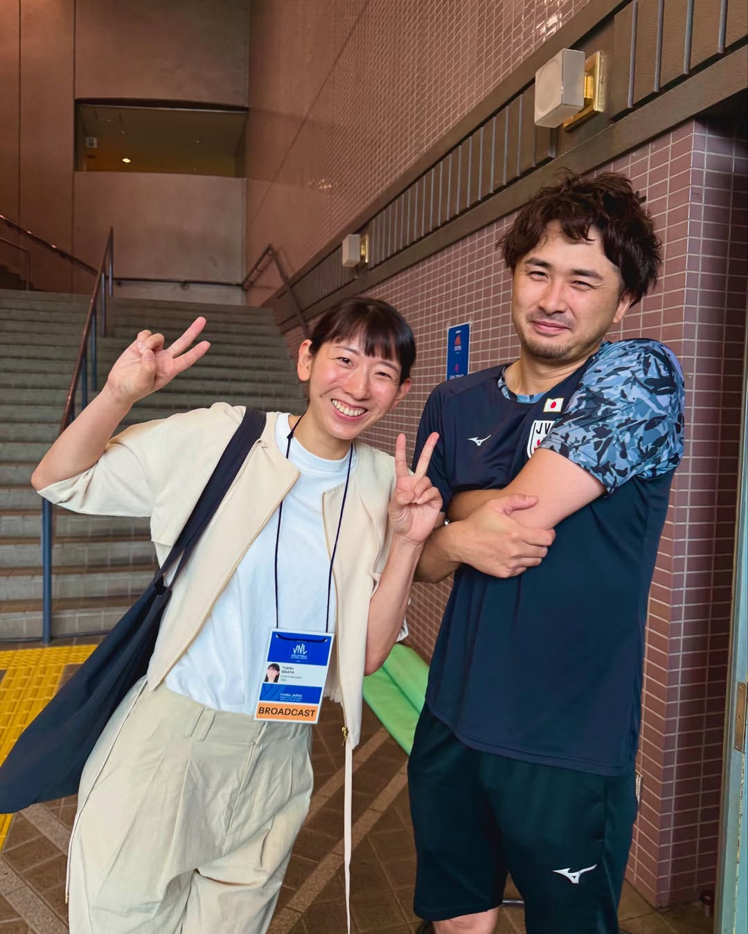 「素敵ショット」女バレー元日本代表が久々に夫婦ショットを披露