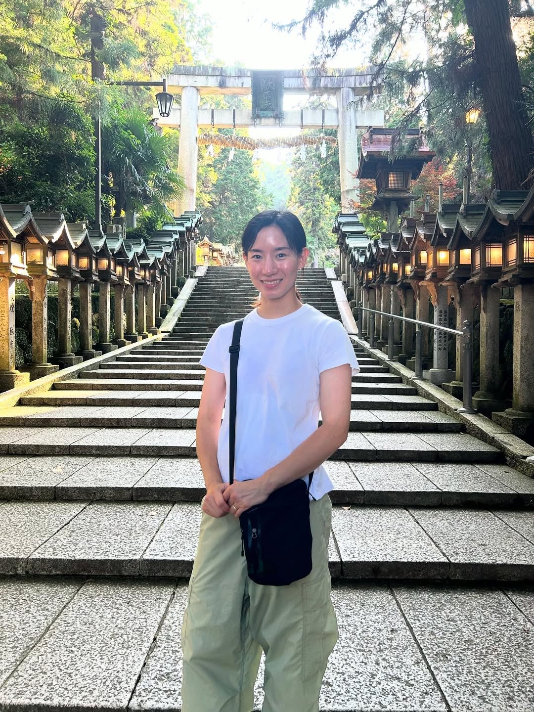 元女子プロボクサー・山田夏冴、奈良県のお寺と神社を参拝し「心地よかった〜」