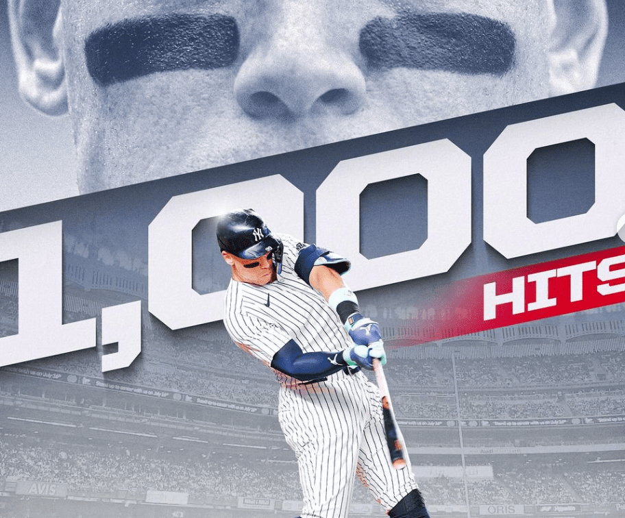 ア・リーグのMVP候補ジャッジが通算1000本安打達成！