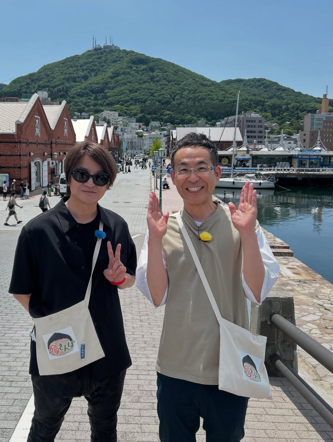 STVアナウンサー・福永俊介、GLAYの〇〇氏と「福さんぽ」のツーショットを公開！