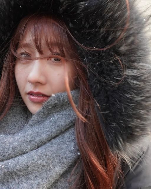 冬の妖精降臨！佐々木彩夏、雪景色に溶け込む美しさ