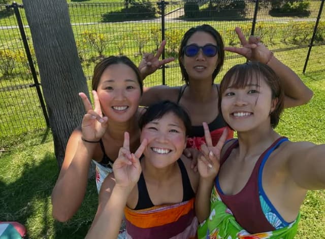 美人大集合の“水着ショット”ビーチバレー白幡亜美が夏に思いを馳せる