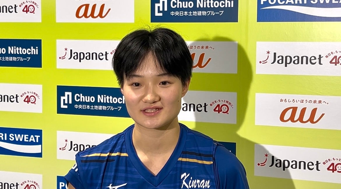 【動画】死闘制し決勝へ　金蘭会(大阪)・馬場柚希、試合後インタビュー【春高バレー2026】