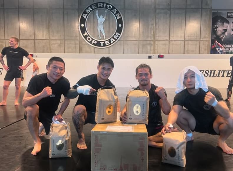 お米＆プロテインでパワー全開！牛久絢太郎が仲間をの写真をシェア