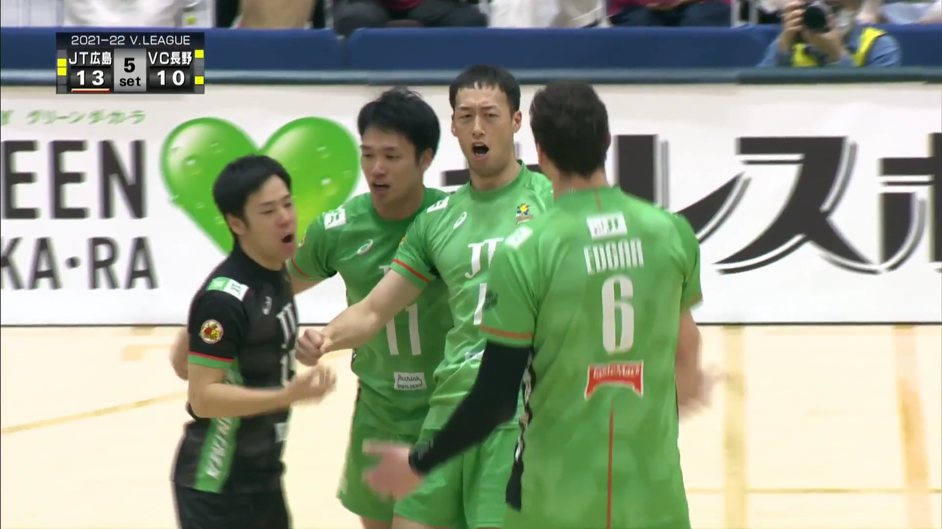 Ｖリーグ男子　VC長野トライデンツ   vs. JTサンダーズ広島 2022/3/5【ハイライト】