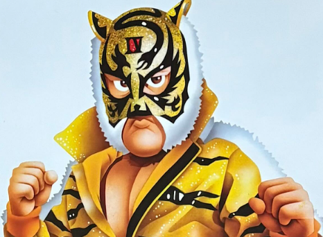 プロレス「凄い」の一言！タイガーマスク、坂井永年氏による“宝物級”アートが話題沸騰