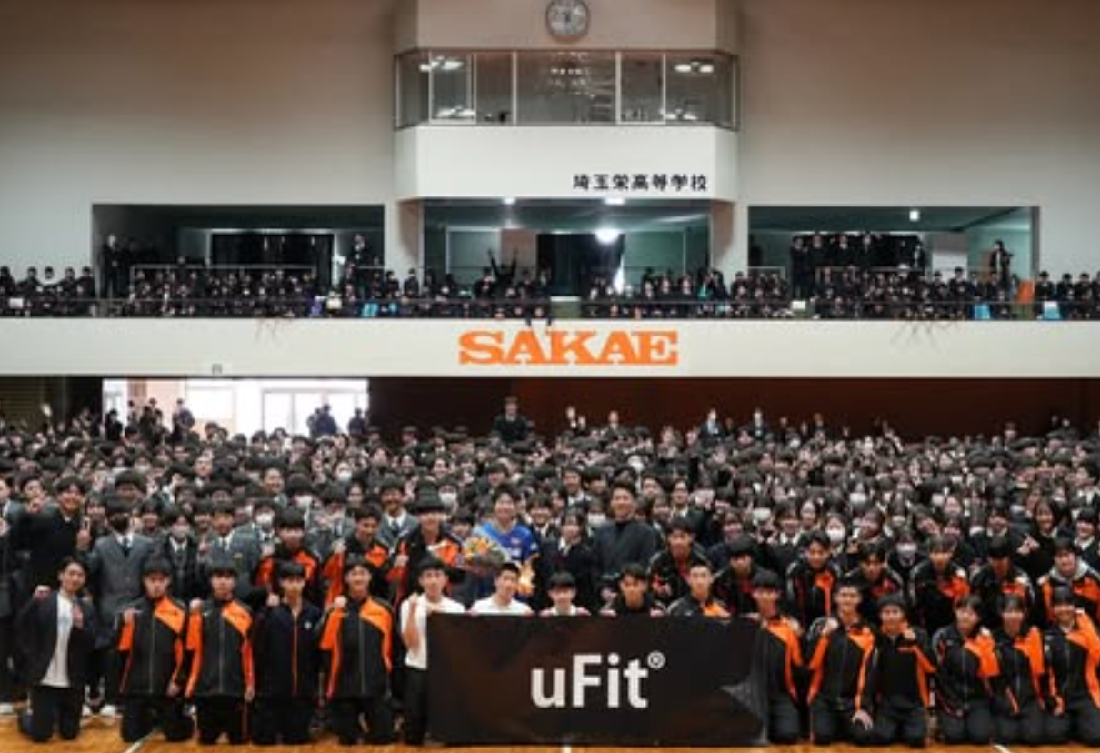 会場が一体に　水谷隼、中高校生約2000人と交流