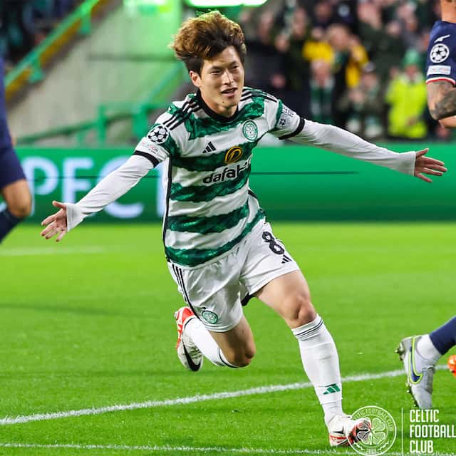 「🔥 KYOGOAAALLLL!」セルティック公式が古橋亨梧のCL初ゴールを祝福🎉