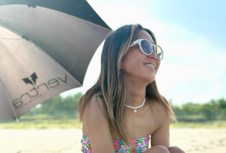 サーフィン波なしでも映える！木津優芽、中学生プロのビーチショットが話題に