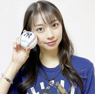 牧野真莉愛、ヤンキース愛全開！松井秀喜＆ジャッジへ熱烈エール！！