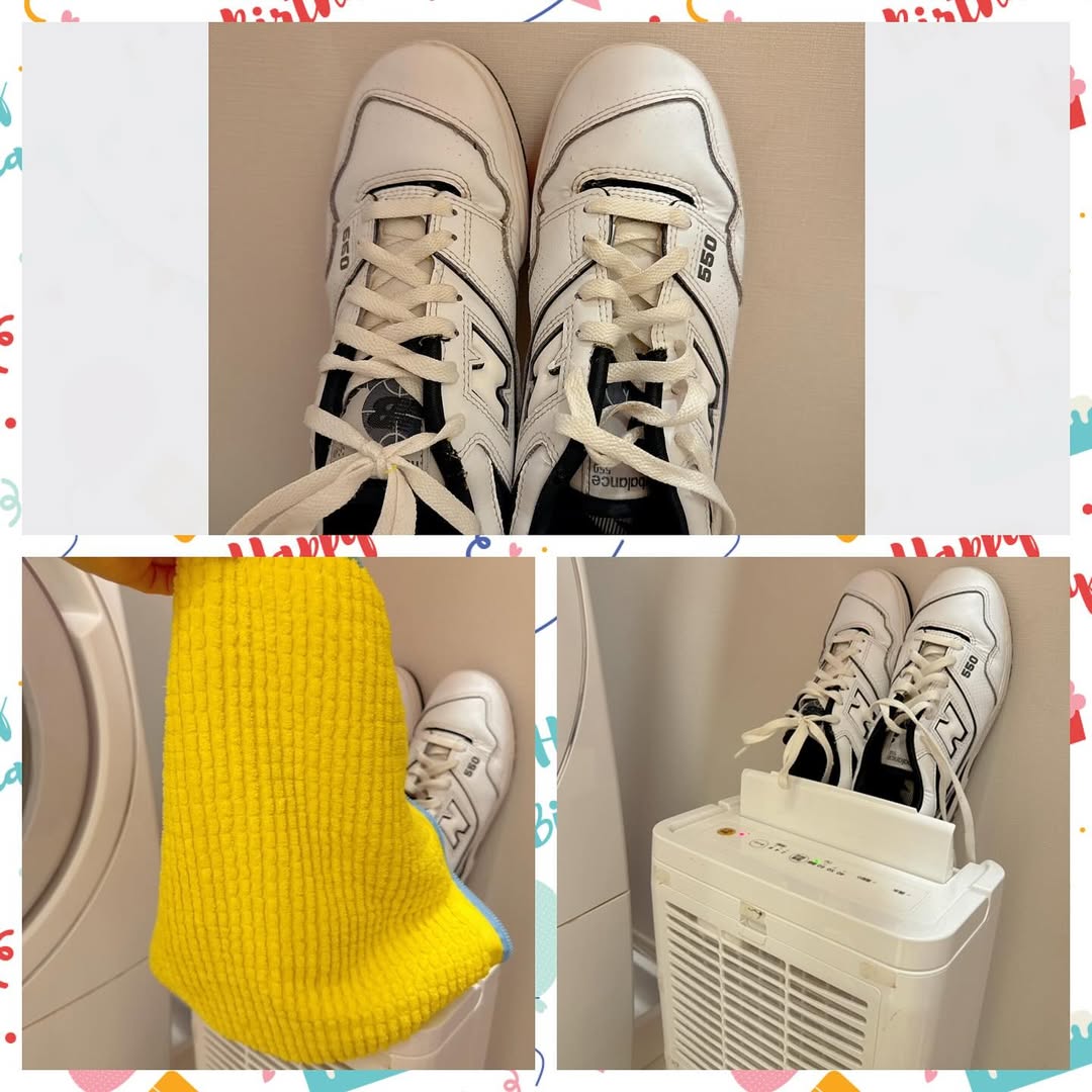 小倉優子が〇〇を使って汚れた靴を真っ白に！？