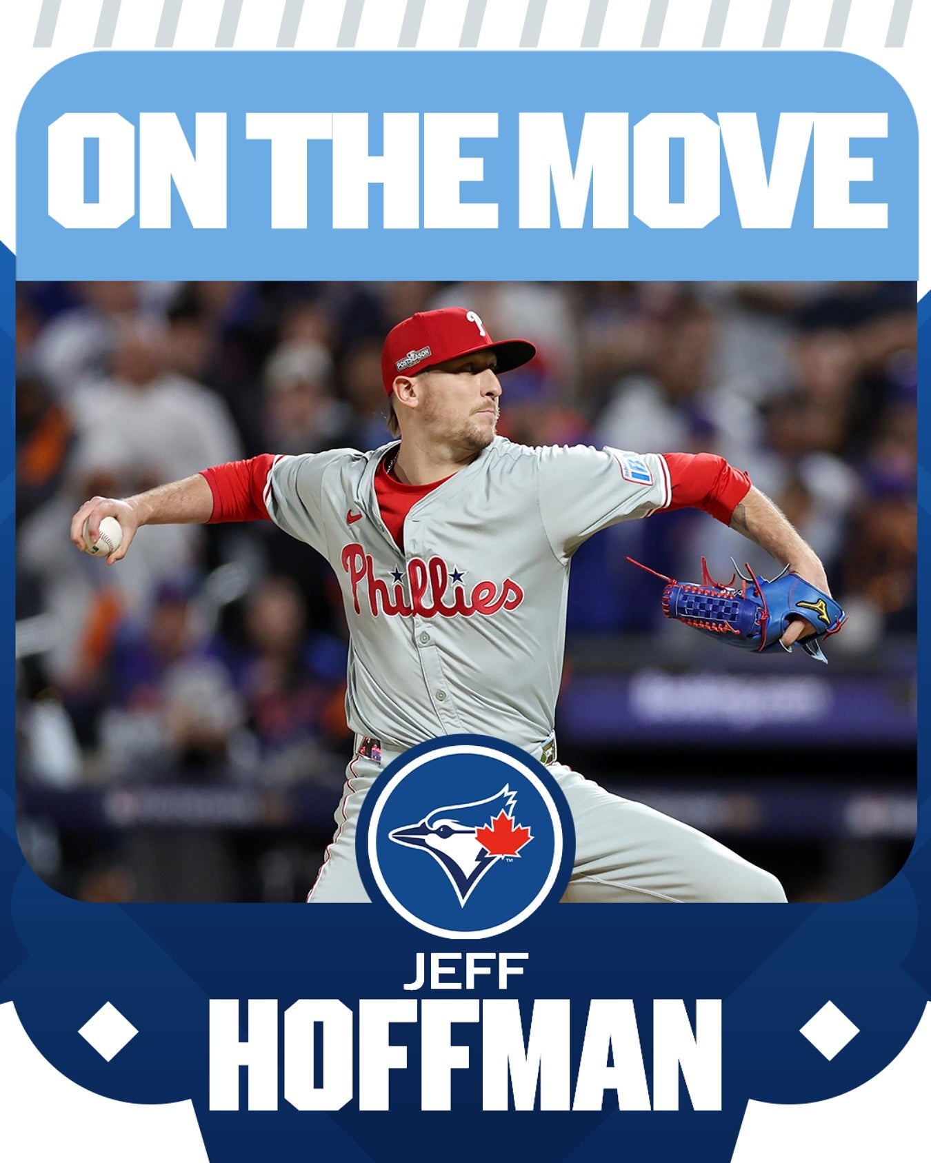 フィリーズで大車輪の活躍をしたジェフ・ホフマンがブルージェイズへ！