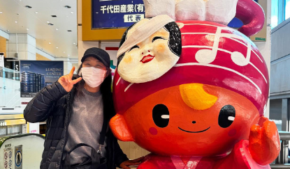 北斗晶、福島郡山でトークショー開催！おんぷちゃんオブジェと記念ショットも公開