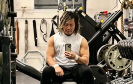 「帰るのもトレーニング」棚橋弘至、背中トレ後の一枚にファン歓喜