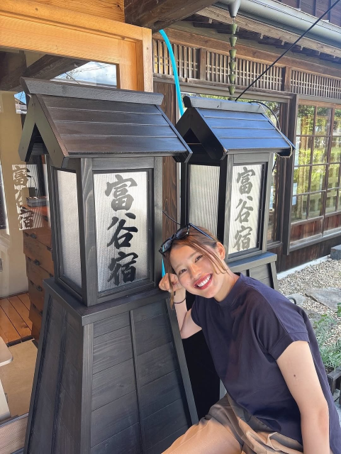 マイナビ仙台レディース・廣澤真穂、美味しそうすぎるおむすび堪能オフショスマイルにファン歓喜！