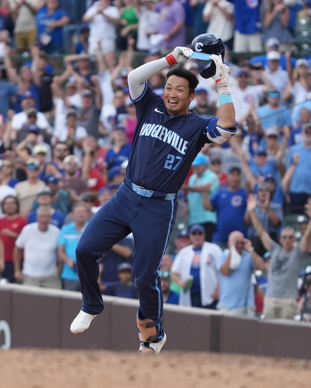 【カブス】鈴木誠也が珍しい三重殺に絡む WBC合流前のオープン戦