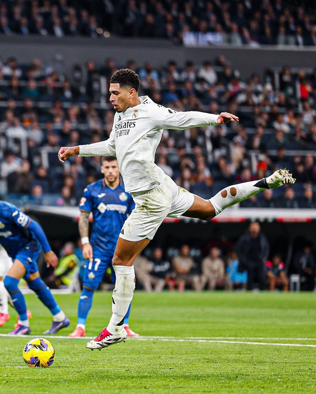 ３戦連発弾のベリンガム、ヘタフェ戦でのカッコいい写真をアップロード