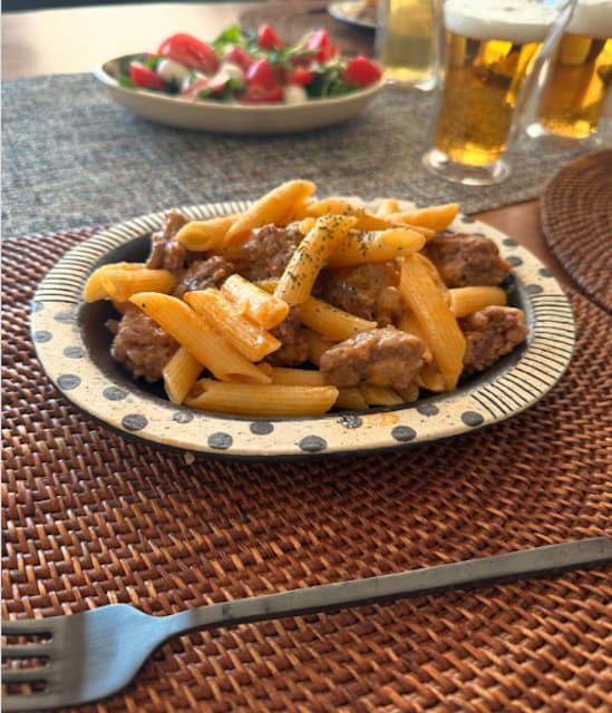 元サッカー日本代表のこだわりミートソース