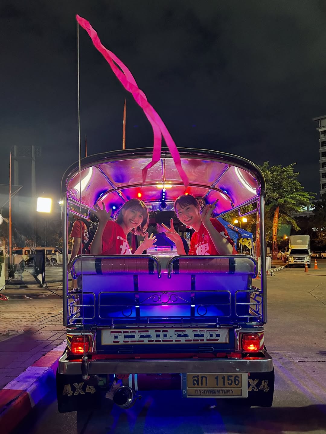 「かわいらしいコンビ」迫田さおり、TBS・御手洗アナとトゥクトゥクを満喫する様子をアップ