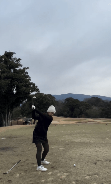 「惜しい～～！」女子ゴルフ一松紅実、