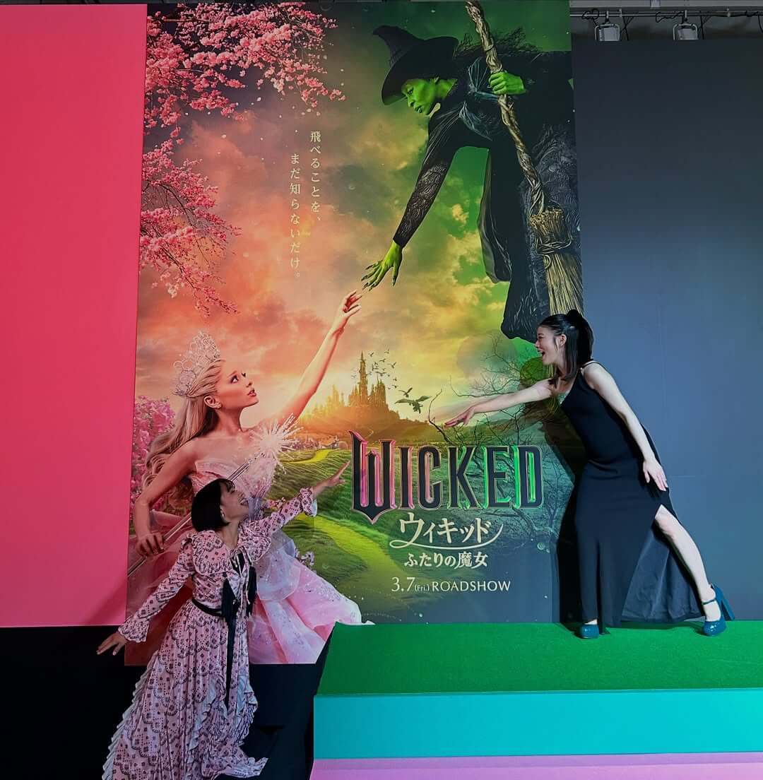 映画「ウィキッド ふたりの魔女」日本語吹替版キャスト会見で高畑充希と初対面！