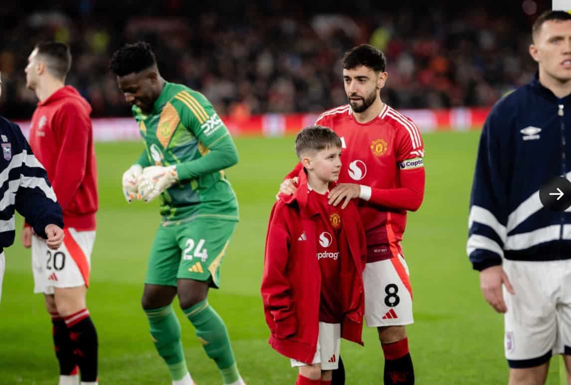 ブルーノ・フェルナンデス、最新試合での活躍を写真で報告